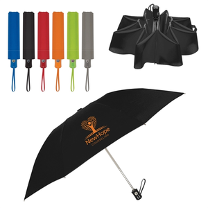 Photo of 44" Automatic Inverted Umbrella With Wrist Strap