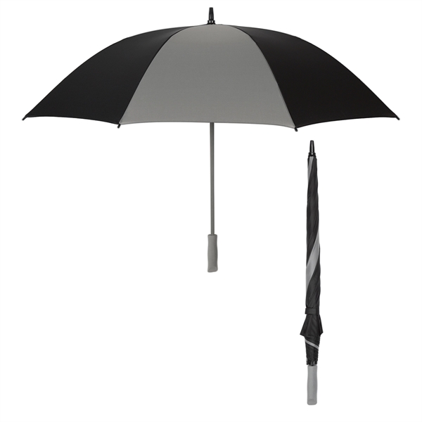 BLACK WITH GRAY color option for Colorful 60" Arc Golf Umbrella