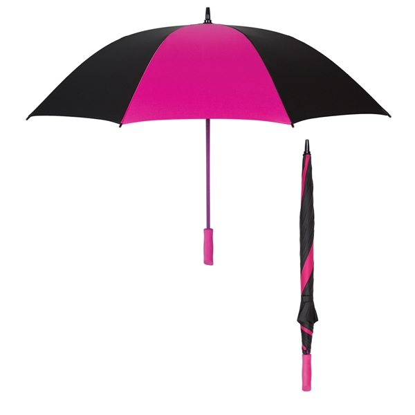Black with Fuchsia color option for Colorful 60" Arc Golf Umbrella