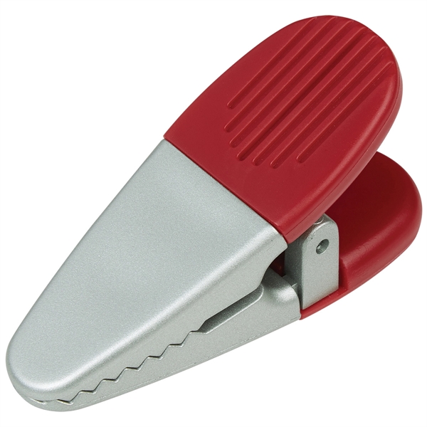 SILVER WITH RED color option for Alligator Clip