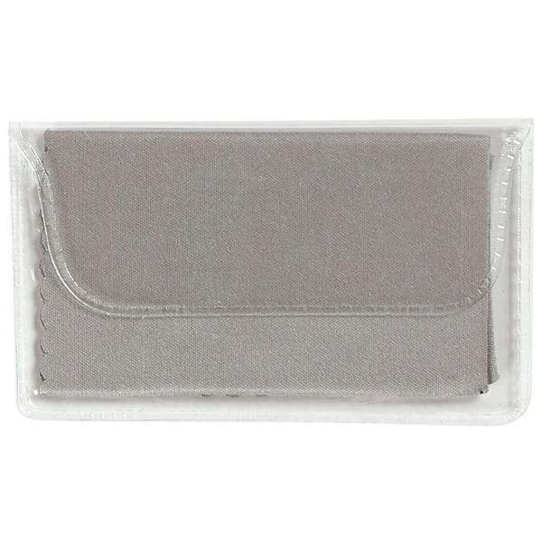 Gray color option for Customizable Microfiber Cleaning Cloth With Case