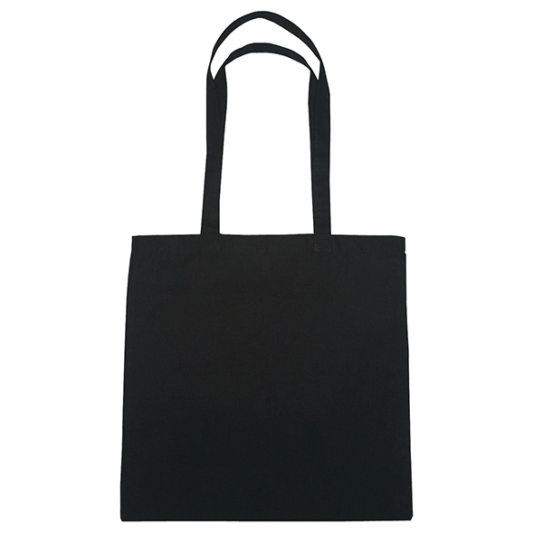 Black color option for Customizable Convenient 100% Cotton Tote Bag