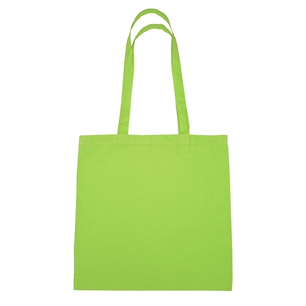 LIME color option for Customizable Convenient 100% Cotton Tote Bag