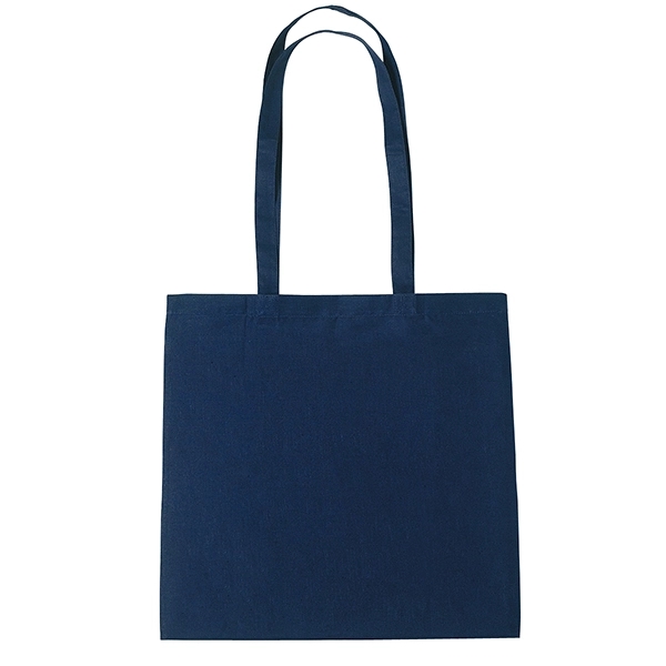 NAVY BLUE color option for Customizable Convenient 100% Cotton Tote Bag