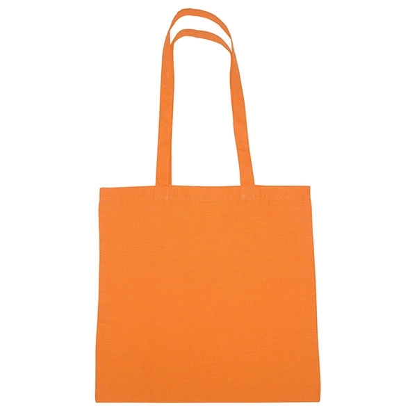 Orange color option for Customizable Convenient 100% Cotton Tote Bag