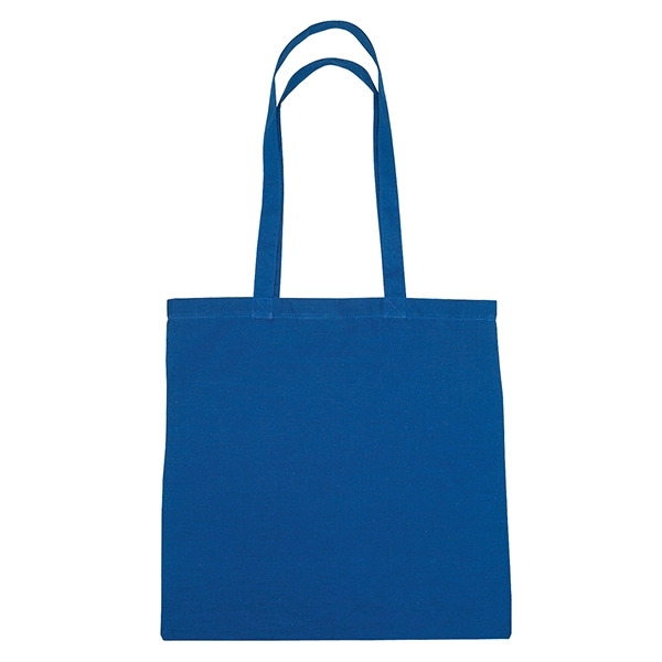 Royal Blue color option for Customizable Convenient 100% Cotton Tote Bag