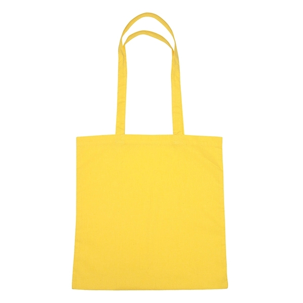 YELLOW color option for Customizable Convenient 100% Cotton Tote Bag