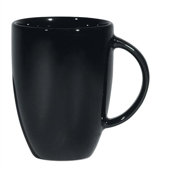 Black color option for Handy 12 Oz. Ceramic Mug For Travel
