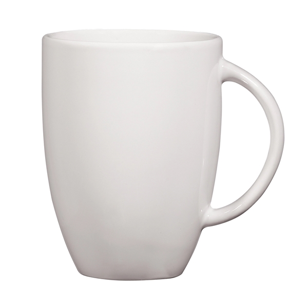 White color option for Handy 12 Oz. Ceramic Mug For Travel