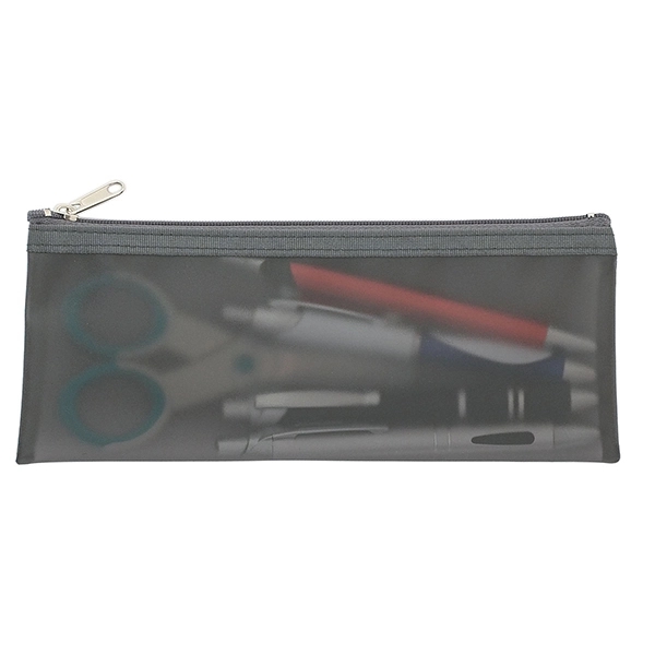FROST CHARCOAL color option for Back To School Pencil Case With Zipper