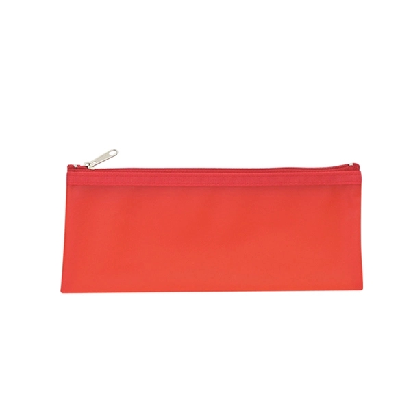 FROST RED color option for Back To School Pencil Case With Zipper