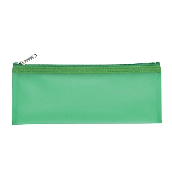 FROST WITH LIGHT GREEN color option for Back To School Pencil Case With Zipper