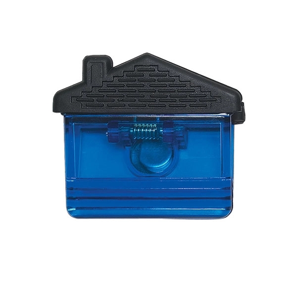 TRANSLUCENT BLUE color option for Magnetic House Shape Clip