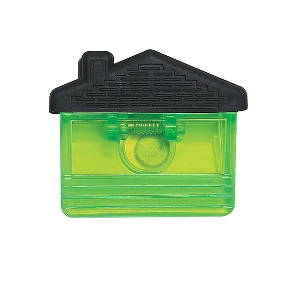 TRANSLUCENT GREEN color option for Magnetic House Shape Clip