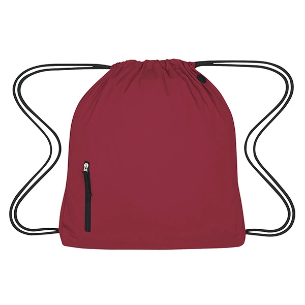 BURGUNDY color option for Trendy Large Gym Bag