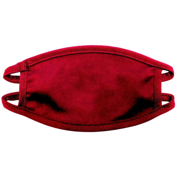Red color option for 100% Youth Cotton Fabric Face Mask