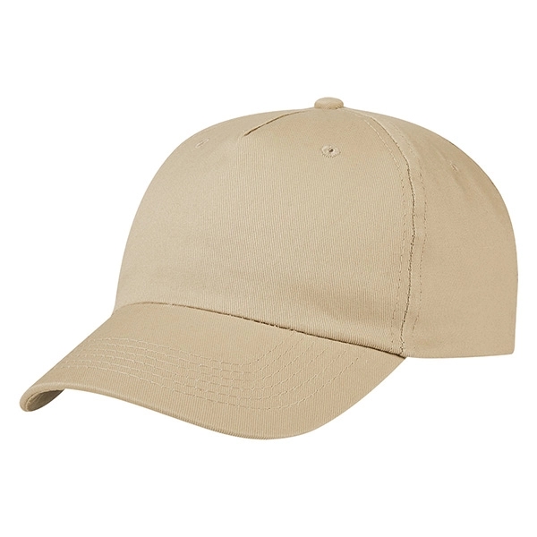 Khaki color option for 100% Cotton Stadium Cap