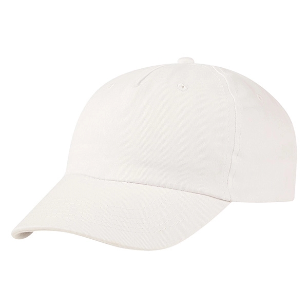 White color option for 100% Cotton Stadium Cap
