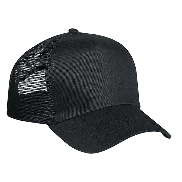 Black color option for 5 Panel 100% Brushed Buster Cap