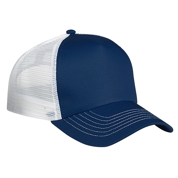 NAVY BLUE color option for 5 Panel 100% Brushed Buster Cap