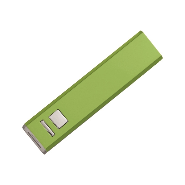 Green color option for Portable 2200 M Ah On The Go Power Bank