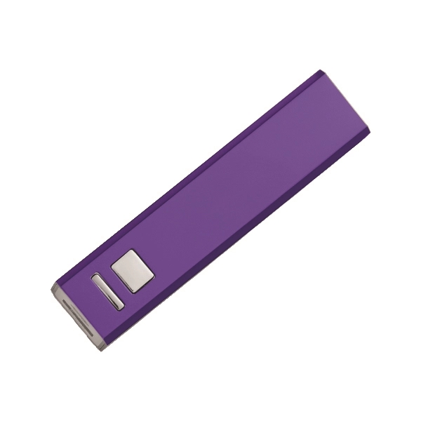 Purple color option for Portable 2200 M Ah On The Go Power Bank