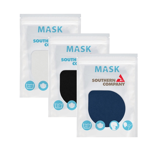 Main photo of 100% Cotton Value Mask With Label On Pouch