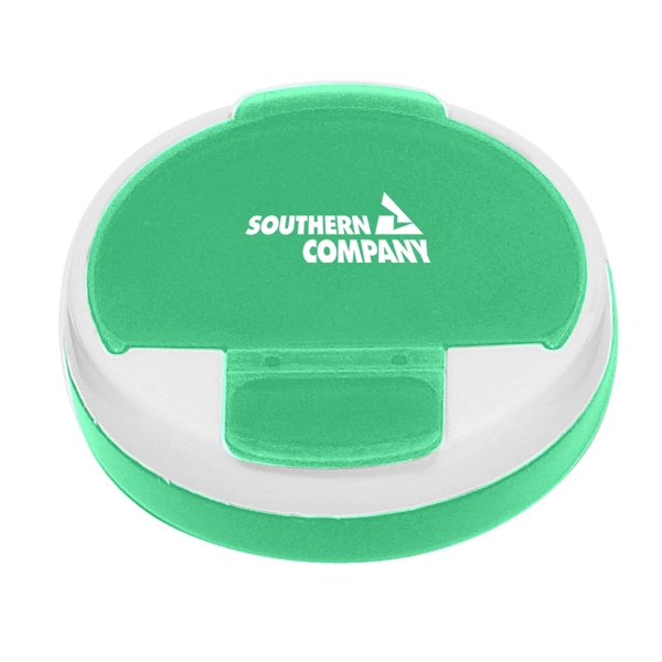 FROST GREEN color option for Pill Holder With Four Compartments