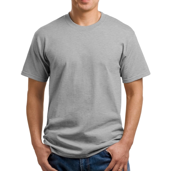Athletic Heather color option for Tagless Cotton T Shirt
