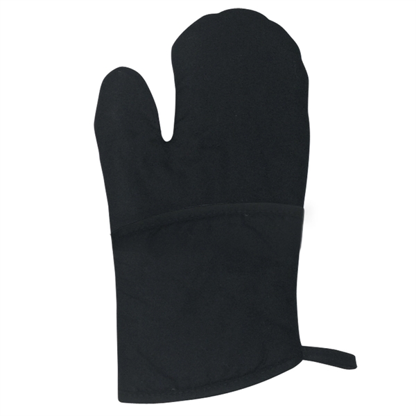 Black color option for Oven Mitt Quilted Cotton Canvas