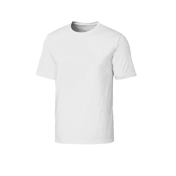 White color option for Eco Friendly Blended T Shirt