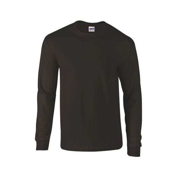 Black color option for Gildan Grownups Cotton Full Arm Length T Shirt
