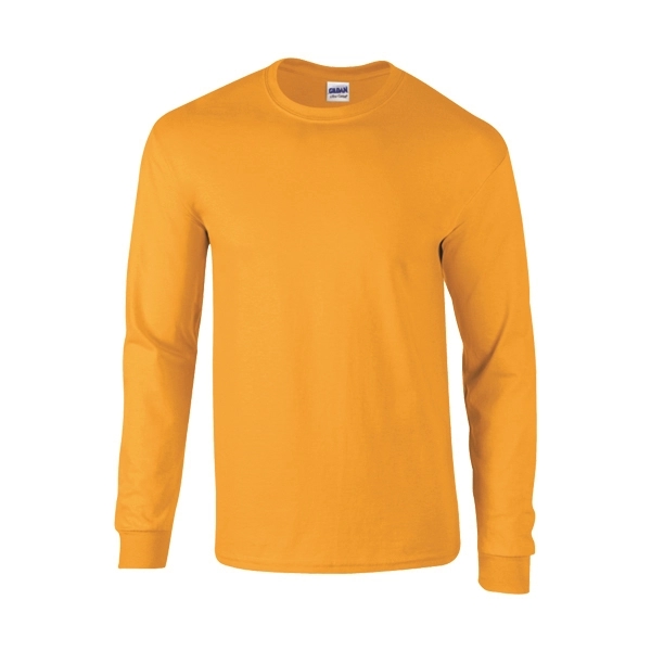 GOLD color option for Gildan Grownups Cotton Full Arm Length T Shirt