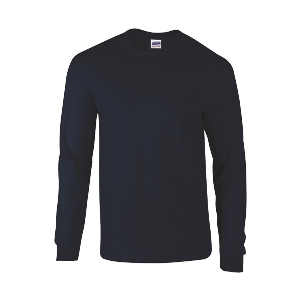 NAVY color option for Gildan Grownups Cotton Full Arm Length T Shirt