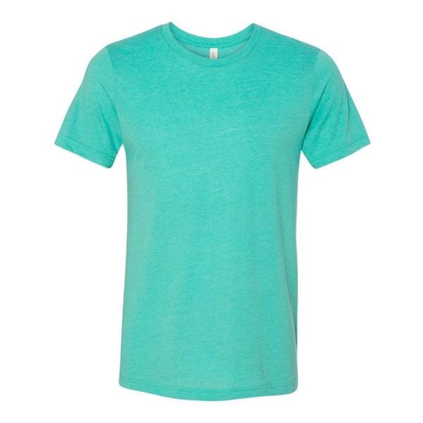 Aqua Triblend color option for Unisex Retail Fit Short Sleeve Tee