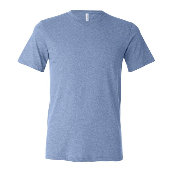 Ice Blue Triblend color option for Unisex Retail Fit Short Sleeve Tee