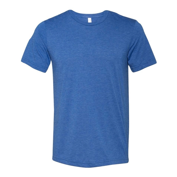 True Royal Triblend color option for Unisex Retail Fit Short Sleeve Tee
