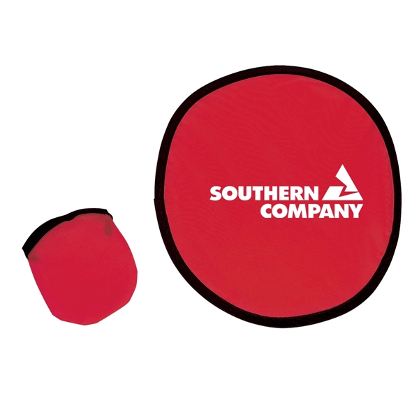 Red color option for 10" Flying Disk With Pouch