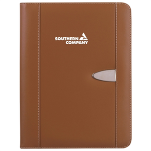 Photo of Eclipse Bonded Leather Zippered Portfolio With Calculator