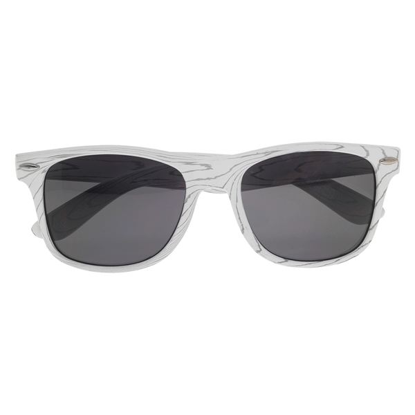 WOOD WHITE                     C color option for High End Woodtone Malibu Eyewear