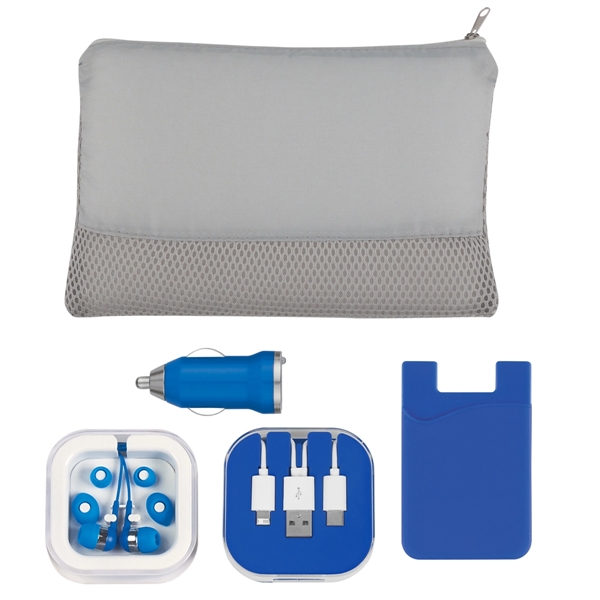 Blue color option for On The Go Tech Essentials Kit