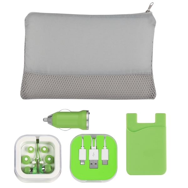 Green color option for On The Go Tech Essentials Kit