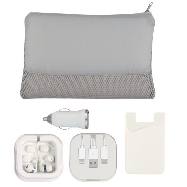 Silver color option for On The Go Tech Essentials Kit
