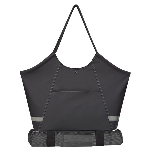 Gray color option for Yoga Gym Bag With Mat