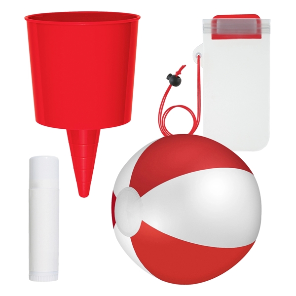 Red color option for Beach Nix™ Beach Buddy Kit