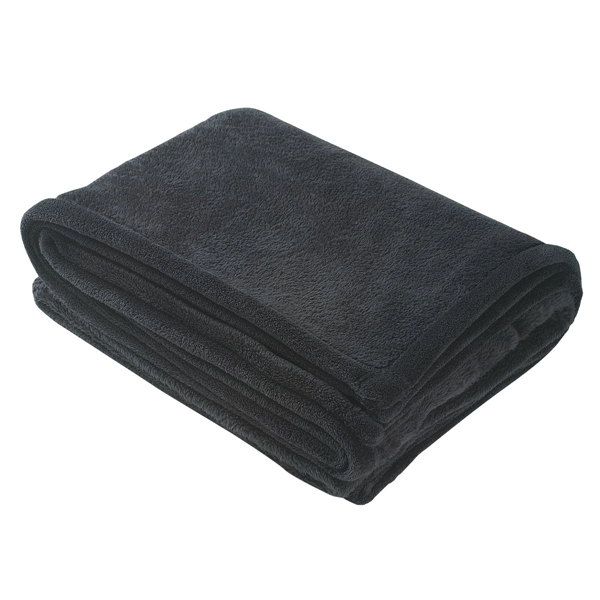Black color option for Custom Chenille Outdoor Blanket