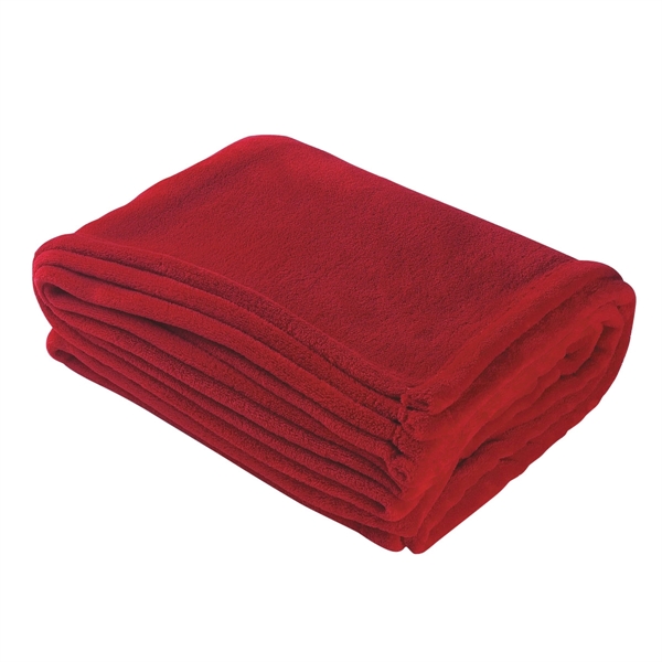 Red color option for Custom Chenille Outdoor Blanket