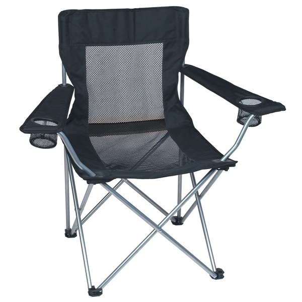 BLACK WITH BLACK color option for Folding Chair In A Bag