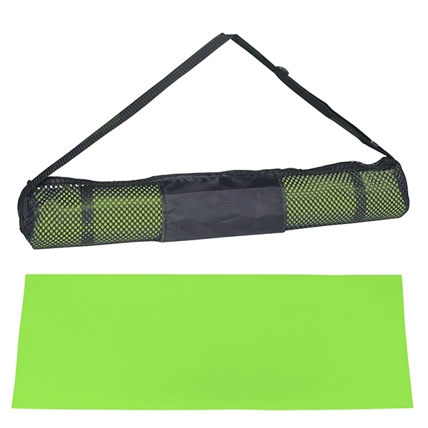 Green color option for Easily Coveyable Yoga Mat