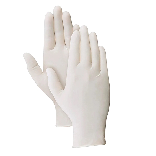 White color option for Latex Exam Gloves